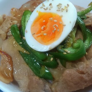 味が染みた♪豚の生姜焼き丼☆